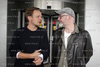 38 Gdynia Festiwal Filmowy. Nz. tworcy filmu Drogowka,...