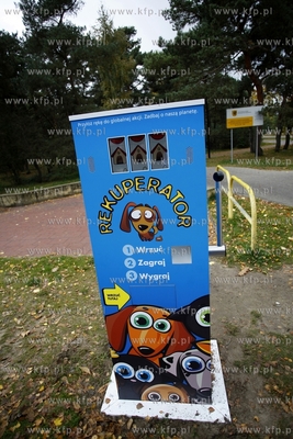 Przy molo w Gdansku Brzeznie ustawiono rekuperator....