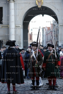 Gdańsk. Plac między Złotą Bramąi Katownią. Historyczna...