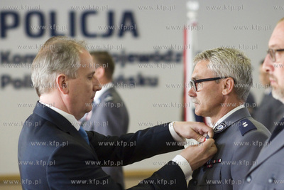 Aula Komendy Wojewódzkiej Policji w Gdańsku przy...