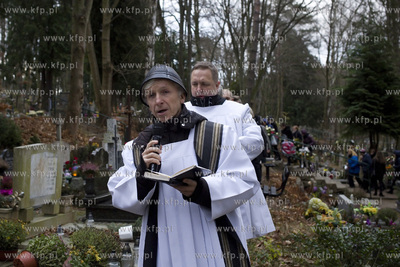 Gdynia. Cmentarz witomiński. Pogrzeb fotoreportera...