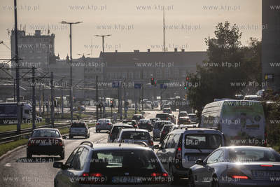 Korek na ulicy Armii Krajowej w Gdańsku.
03.10.2019
fot....
