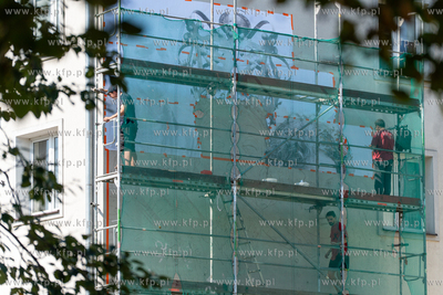 Gdańsk. Podwale Staromiejskie. Początek prac przy...