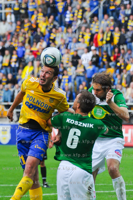 Gdynia. Mecz Arka Gdynia - Warta Poznan (0-0). Nz Ensar...