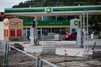 Gdansk. Wznowione po kilku miesiecznej przerwie, prace...