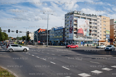 Gdansk. Wrzeszcz. Skrzyzowanie Al. Grunwaldzkiej oraz...
