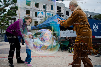 Gdansk. Budowa Osiedla Wolne Miasto Gdansk przy ulicy...