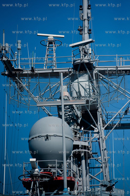 Gdynia. Oksywie. Port Marynarki Wojennej. Fregata rakietowa...