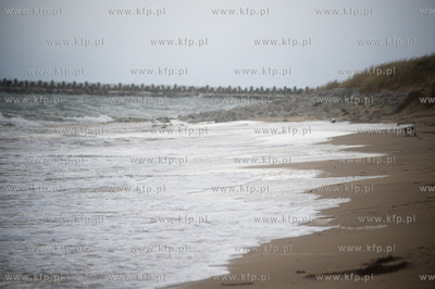 Ggansk. Gorki Zachodnie. Wysoka fala i calkowicie zalana...