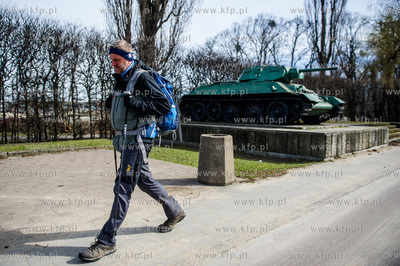 Gdansk. Podroznik Marek Kaminski startuje do kolejnego...