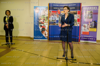 Gdanski Uniwersytet Medyczny. Konferencja prasowa Premier...