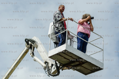 Gdansk. Skrzyzowanie ul. 3 Maja i Armii Krajowej. Pozegnalne...