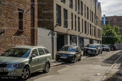 Gdansk. Ul. Czopowa. Wprowadzona strefa platnego parkowania.
03.08.2015
fot....