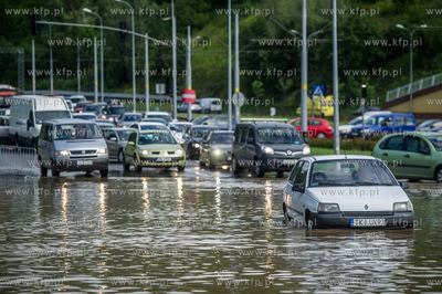 Gdańsk. Skutki silnych opadow, które przeszły nad...