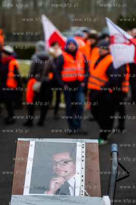 Gdańsk. Protest pracowników Spółki Lotos Kolej,...