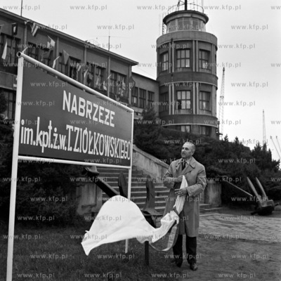 Gdańsk Nowy Port. Uroczystosc nadania odcinkowi nabrzeza...