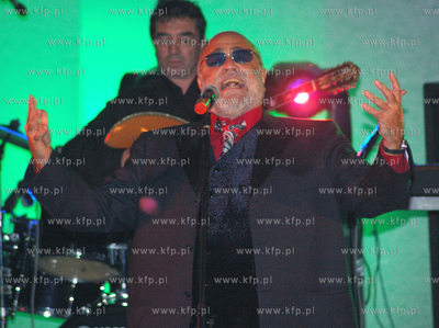 Demis Roussos przed Festiwalem w Sopocie  dal koncert...