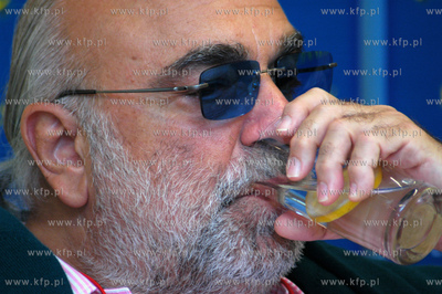 Demis Roussos przed Festiwalem w Sopocie  dal koncert...