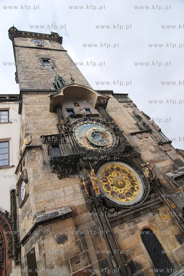 Praga (Czechy). Nz. Ratusz Staromiejski
7.10.2007
Fot....