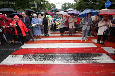 Szczecin. Papieska procesja Bozego Ciala, ulicami Szczecina...