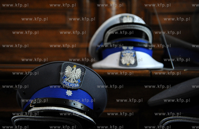 Gdansk. Dwor Artusa. Swieto Policji. Podczas uroczystosci...