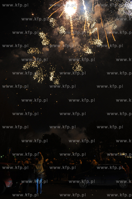 Gdynia. Skwer Kosciuszki. Mieszkancy Gdyni swietuja...