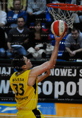 Sopot. Polska Liga Koszykowki. Mecz Trefl Sopot kontra...