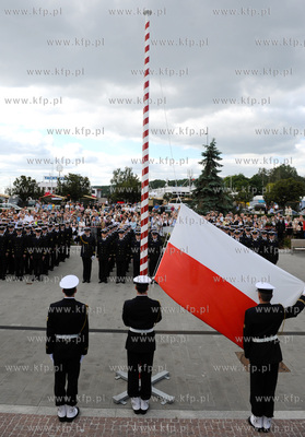 Gdynia. Swieto Marynarki Wojennej. Uroczystosc zmiany...