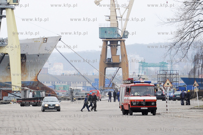 W Stoczni Marynarki Wojennej SA w Gdyni odbyl sie wiec...