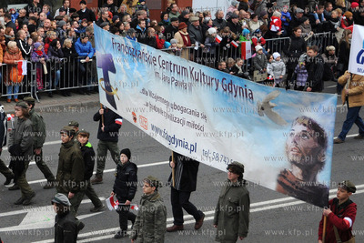 Gdynskie Urodziny Niepodleglej. Parada Niepodleglosci...