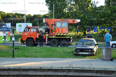 Na wysokosci Placu Zebran Ludowych w Gdansku doszlo...