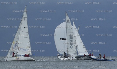 Sopot. Zatoka Gdanska k. Molo. Energa Sopot Match Race...