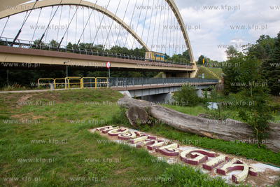 Most w Pogalicach na rzece Łupawie. 24.08.2023. Fot....