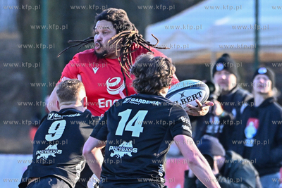 Sopot. Stadion Ogniwa Sopot. Ekstraliga rugby. Ogniwo...