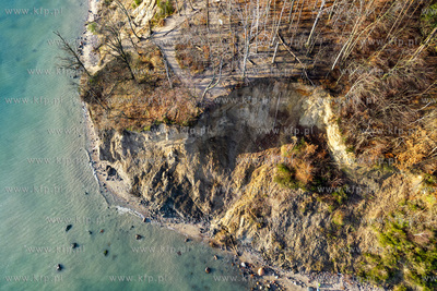 Obsypujący się Klif Orłowski w Gdyni Orłowie.
17.01.2025
fot....