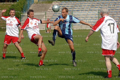 Mecz na stadionie Polonii Gdansk Orly Gorskiego kontra...