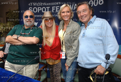 Sopot Festiwal 2006. Nz. Demis Roussos, Maryla Rodowicz,...