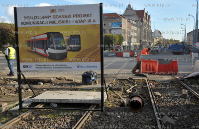 Gdańsk Siedlce. Przebudowa torowiska tramwajowego...