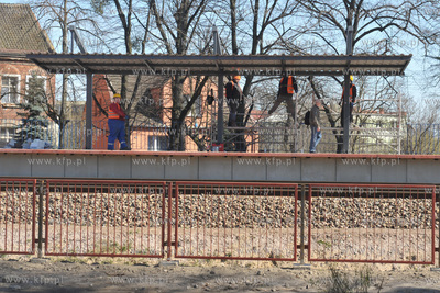 Gdańsk Orunia. Remont przystanku kolejowego PKP. 2.04.2014...