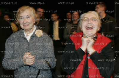 Gdansk. Kino Zak. Pomorski wieczor wyborczy Platformy...