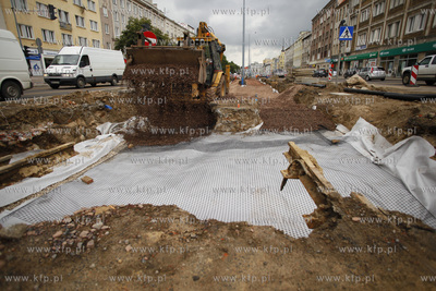 Gdansk Wrzeszcz. Remont torowiska na ul Grunwaldzkiej.
28.07.2011
fot....