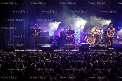 Gdansk. Plac Zebran Ludowych. Strefa Kibica. Koncert...