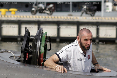 Wizyta koszykarzy kadry narodowej Polski Adama Waczynskiego,...