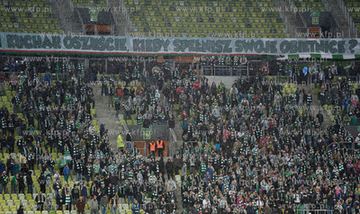 PGE Arena. Mecz o mistrzostwo T-Mobile Ekstraklasy....