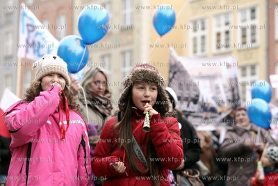 Demonstracja w obronie Pałacu Młodzieży w Gdańsku.
31.01.2015
fot....