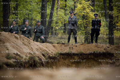 Lasy piaśnickie koło WejherowaPlan zdjęciowy filmu...