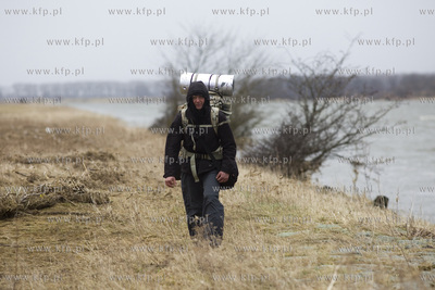 Mikoszewo. Maciej Boiński przeszedł ponad 1000 km....