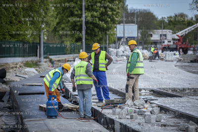Przebudowa linii tramwajowej na gdańskich Stogach....
