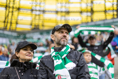 Ekstraklasa. Lechia Gdańsk - Radomiak Radom. Nz. kibice...