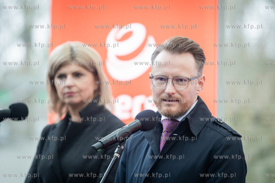 Sopot. Opera Leśna. Konferencja prasowa podczas której...